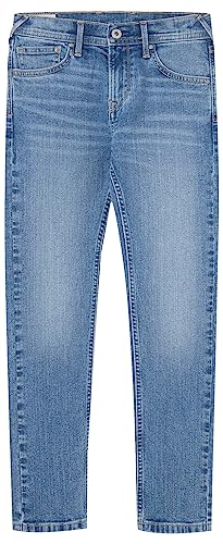 Pepe Jeans Jungen Finly, Blau (Denim-cr4), 10 Jahre von Pepe Jeans