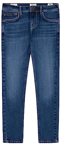 Pepe Jeans Jungen Finly, Blau (Denim-xv2), 10 Jahre von Pepe Jeans