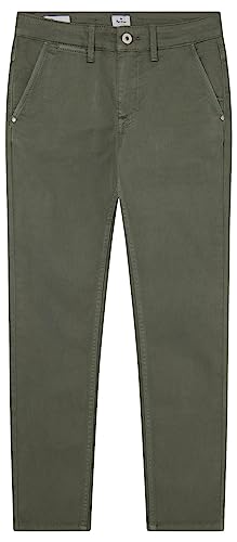 Pepe Jeans Jungen Greenwich Pants, Green (Olive), 8 Years von Pepe Jeans
