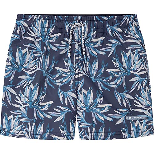 Pepe Jeans Jungen Groby Swim Trunks, Blue (Indigo), 12 Years von Pepe Jeans