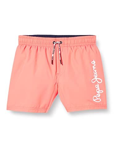 Pepe Jeans Jungen Gustave Badehose, Korallenrot, 18 Jahre EU von Pepe Jeans