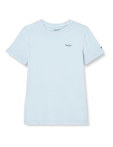 Pepe Jeans Jungen Jacco T-Shirt, Blue (Bleach Blue), 12 Years von Pepe Jeans