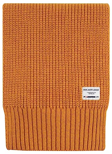 Pepe Jeans Jungen Johnny Scarf, Yellow (Ochre Yellow), M von Pepe Jeans