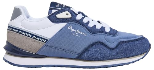 Pepe Jeans Jungen London Seal B Sneaker, Blau (Union Blue), 1,5 von Pepe Jeans