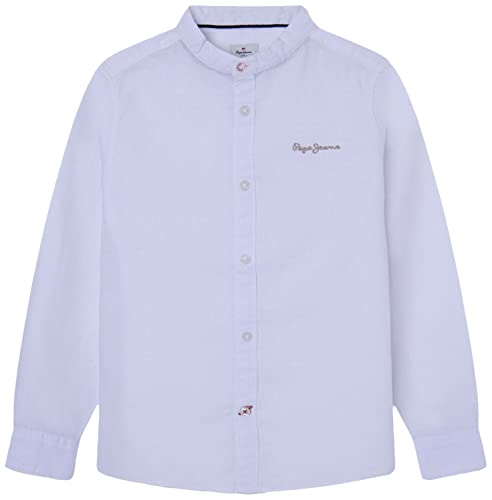 Pepe Jeans Jungen Mapleton Shirt, White (Off White), 10 Years von Pepe Jeans