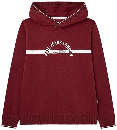 Pepe Jeans Jungen Nathan, Rot (Burgundy), 12 Jahre von Pepe Jeans