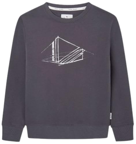 Pepe Jeans Jungen Neville Sweatshirt, Grey (Thunder), 14 Years von Pepe Jeans