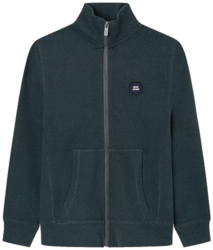 Pepe Jeans Jungen Nico Sweatshirt, Green (Regent Green), 14 Years von Pepe Jeans