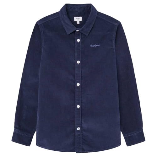 Pepe Jeans Jungen Nicson Hemd, Blau (Dulwich Blue), 16 Jahre von Pepe Jeans