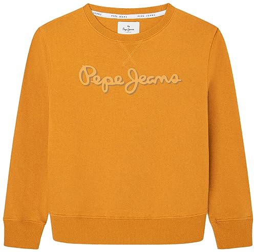 Pepe Jeans Jungen Nolan Crew, Gelb (Ochre Yellow), 8 Jahre von Pepe Jeans