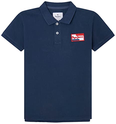 Pepe Jeans Jungen Owen Polo, Blue (Jarman), 8 Years von Pepe Jeans