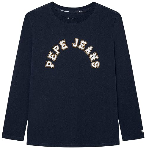 Pepe Jeans Jungen Pierce T-Shirt, Blue (Dulwich), 16 Years von Pepe Jeans