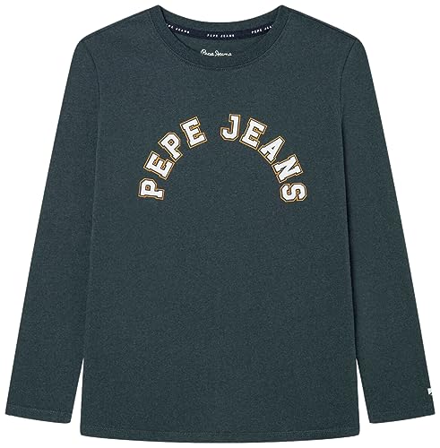 Pepe Jeans Jungen Pierce T-Shirt, Green (Regent Green), 10 Years von Pepe Jeans