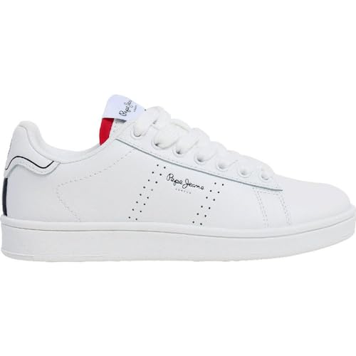 Pepe Jeans Jungen Player Basic B Sneaker, Weiß (Weiß), 3 von Pepe Jeans