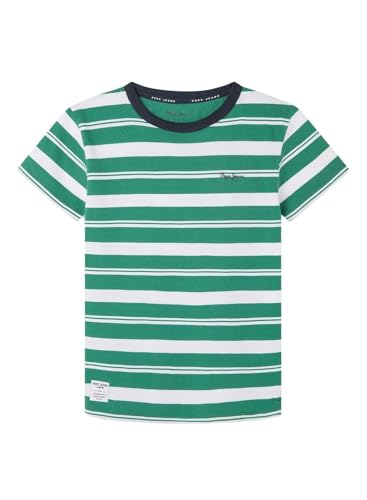 Pepe Jeans Jungen Reeve T-Shirt, Grün (Jungle Green), 12 Jahre von Pepe Jeans