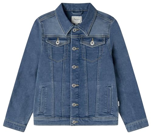 Pepe Jeans Jungen Regular Jacket Jr Jacke, Blau (Denim-DR5), 4 Jahre von Pepe Jeans