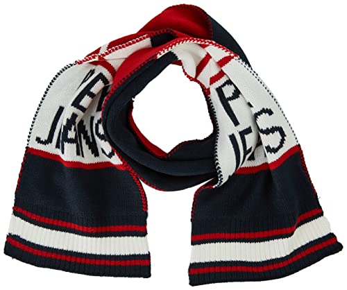 Pepe Jeans Jungen Scarves Huxley Scarf, Blau (Dulwich), L von Pepe Jeans