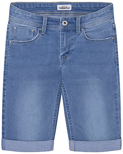 Pepe Jeans Jungen Shorts Becket Short, Blau (Denim-js2), 4 Jahre von Pepe Jeans