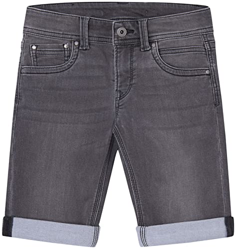 Pepe Jeans Jungen Shorts Tracker Short, Schwarz (Denim-xr3), 12 Jahre von Pepe Jeans