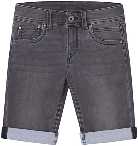 Pepe Jeans Jungen Shorts Tracker Short, Schwarz (Denim-xr3), 14 Jahre von Pepe Jeans