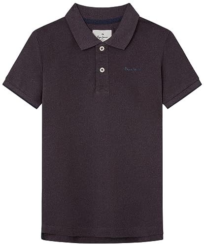 Pepe Jeans Jungen Thor Polo Shirt, Black (Washed Black), 10 Years von Pepe Jeans