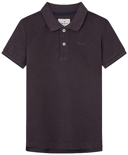 Pepe Jeans Jungen Thor Polo Shirt, Black (Washed Black), 8 Years von Pepe Jeans