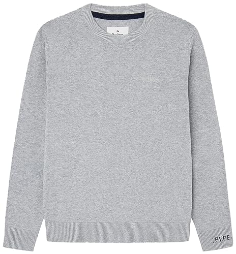 Pepe Jeans Jungen Tottenham Crew, Grau (Grey Marl), 6 Jahre von Pepe Jeans