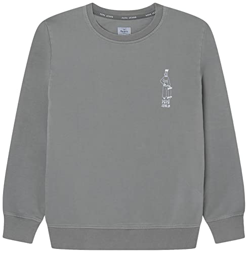 Pepe Jeans Jungen Twain Sweatshirt, Green (Casting), 14 Years von Pepe Jeans