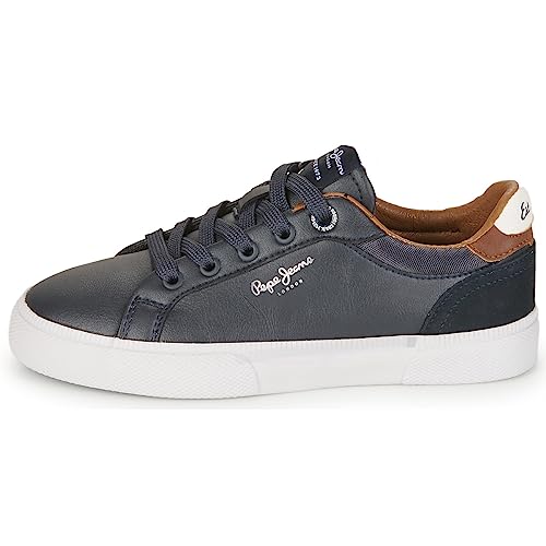 Pepe Jeans Kenton Court B Sneaker, Blue (Navy), 35 EU von Pepe Jeans