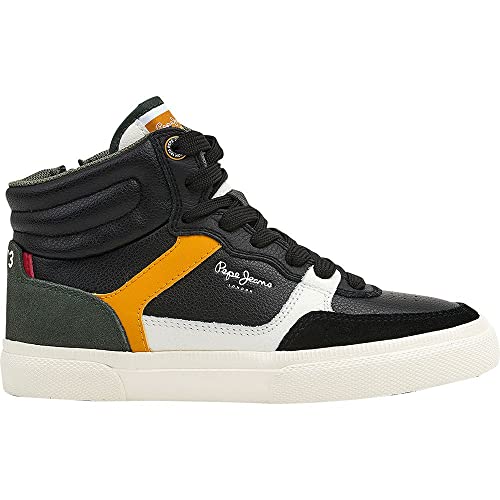 Pepe Jeans Kenton Master Boot Boy Sneaker, 999BLACK, 38 EU von Pepe Jeans