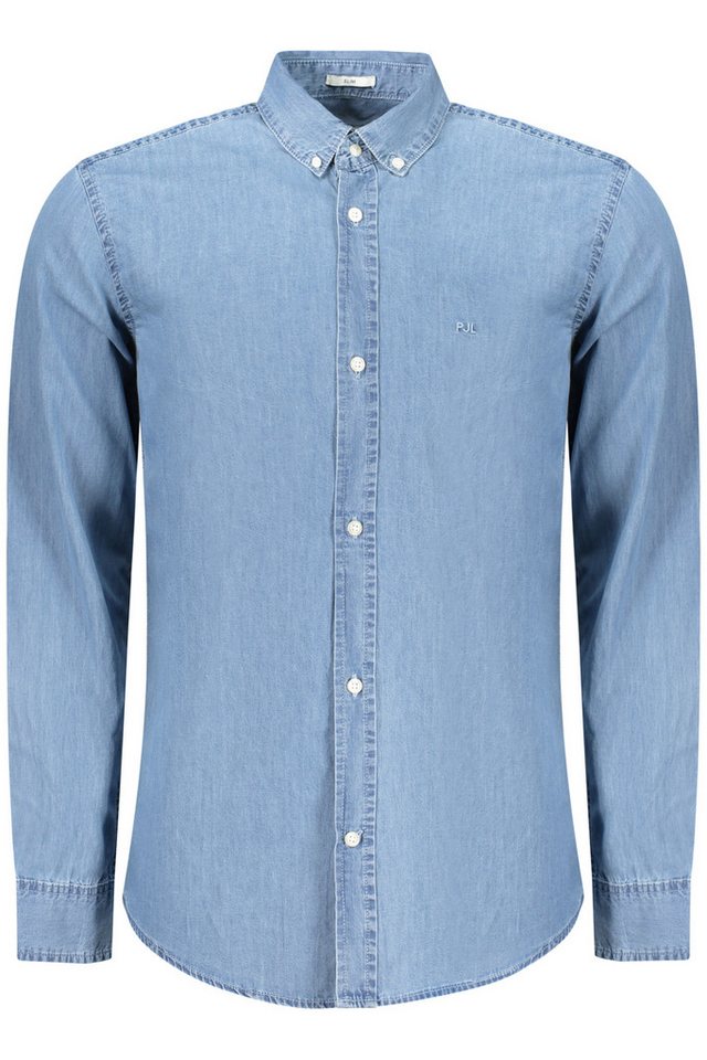 Pepe Jeans Langarmhemd Herren Langarmshirt Blau Hemd Slim Fit aus Nachhaltiger Baumwolle von Pepe Jeans