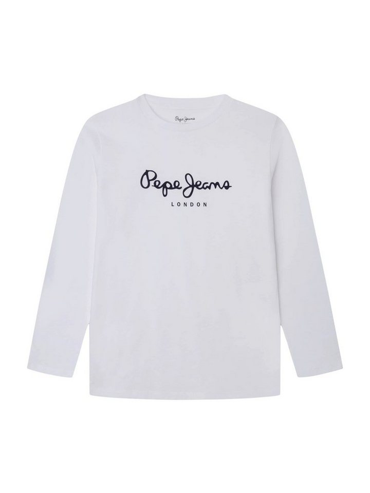 Pepe Jeans Langarmshirt HERMAN (1-tlg) Plain/ohne Details von Pepe Jeans