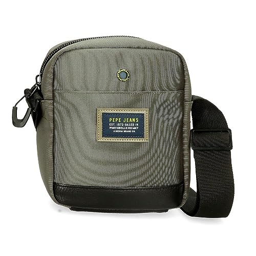 Pepe Jeans Leighton Gepäcktasche für Herren, grün, Talla única, Kleine Umhängetasche von Pepe Jeans