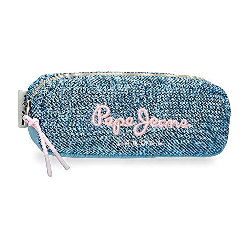 Pepe Jeans Lena Blau Tasche 22x7x3 cm Polyester von Pepe Jeans