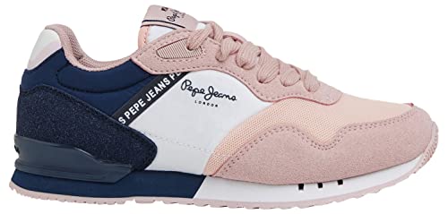 Pepe Jeans London Basic G Sneaker, Soft pink, 32 EU von Pepe Jeans