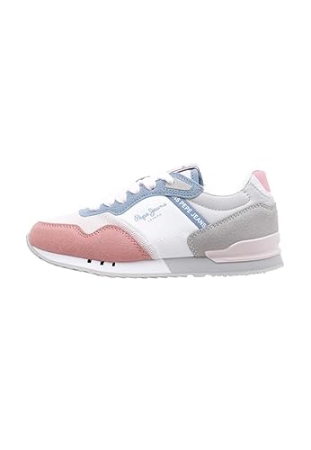 Pepe Jeans London Basic G Sneaker, Washed Rose, 32 EU von Pepe Jeans