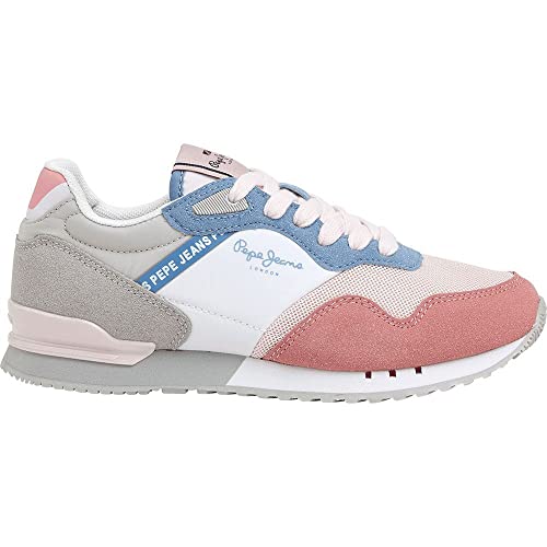 Pepe Jeans London Basic G Sneaker, Washed Rose, 34 EU von Pepe Jeans