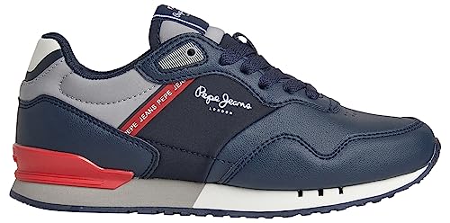 Pepe Jeans London Bright B Sneaker, Blue (Navy), 37 EU von Pepe Jeans