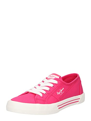 Pepe Jeans London Damen Brady Basic W Sneaker, 356DISCO PINK, 39 EU von Pepe Jeans