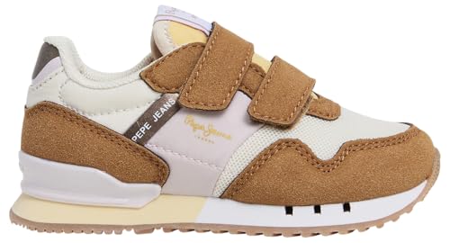 Pepe Jeans London Glam Gk Sneaker, Brown (Cognac Brown), 43 EU von Pepe Jeans