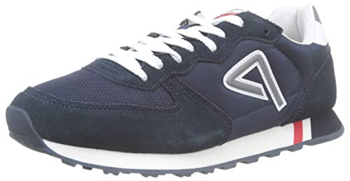 Pepe Jeans London Herren KLEIN Archive Washed Sneaker, Blau (Navy 595) von Pepe Jeans