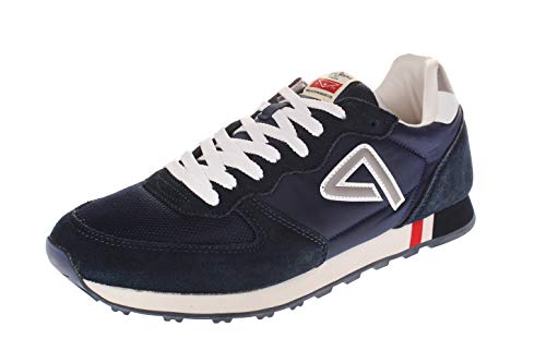 Pepe Jeans London Herren KLEIN Archive Washed Sneaker, Blau (Navy 595), 44.5 EU von Pepe Jeans London