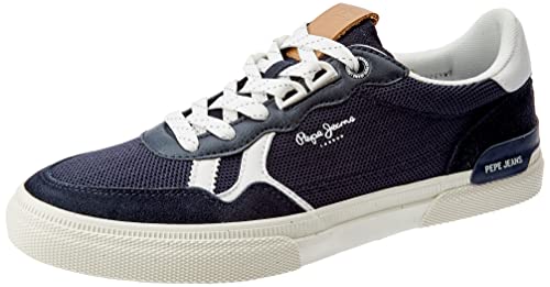 Pepe Jeans London Herren Kenton Britt Capsule Sneaker, 588OCEAN, 41 EU von Pepe Jeans