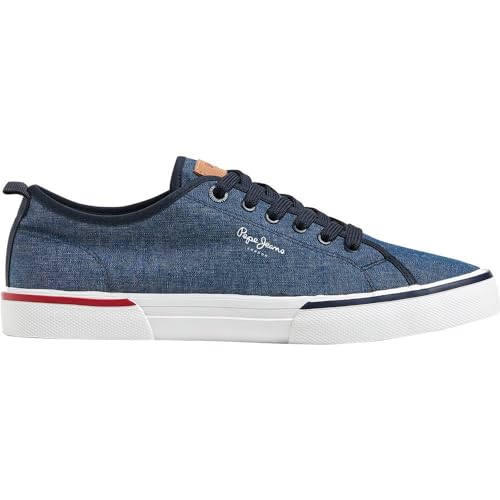 Pepe Jeans London Herren Kenton SMART 22 Chambray Sneaker, 564CHAMBRAY, 41 EU von Pepe Jeans London