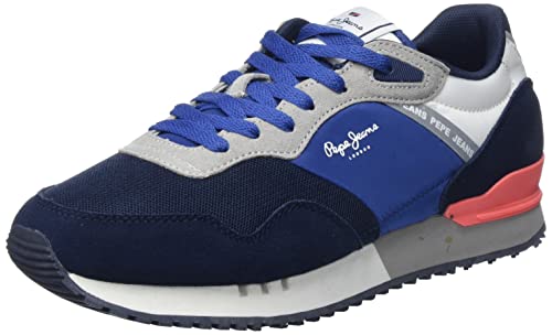 Pepe Jeans London Herren London ONE Serie M Sneaker, 595NAVY, 44 EU von Pepe Jeans