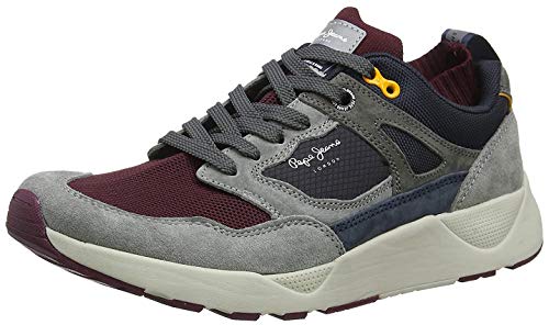 Pepe Jeans London Herren ORBITAL M-25 PRO Sneaker, Grau (Grey 945), 45 EU von Pepe Jeans