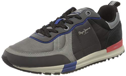 Pepe Jeans London Herren Tinker PRO SUP.20 Sneaker, 975DARK Grey, 43 EU von Pepe Jeans