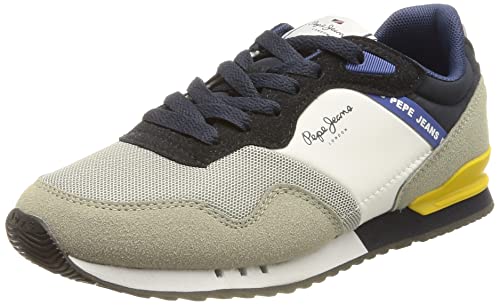 Pepe Jeans London ONE Basic B Sneaker, 945GREY, 39 EU Pepe Jeans London ONE Basic B Sneaker, 945GREY, 39 EU von Pepe Jeans