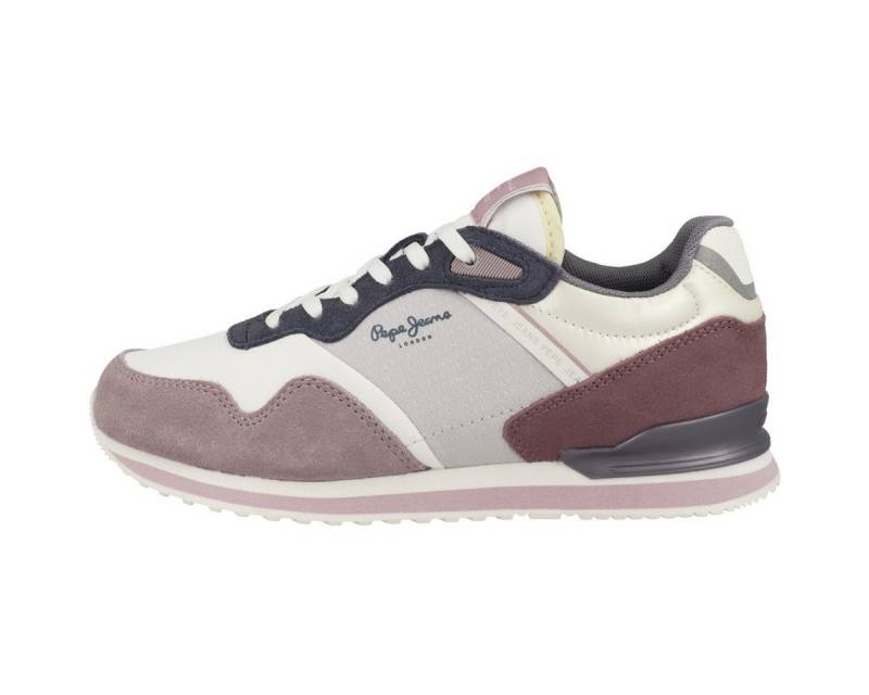 Pepe Jeans London Print Damen Sneaker Turnschuhe, Sportschuhe, Freizeitschuhe, Halbschuhe, Schnürschuhe von Pepe Jeans