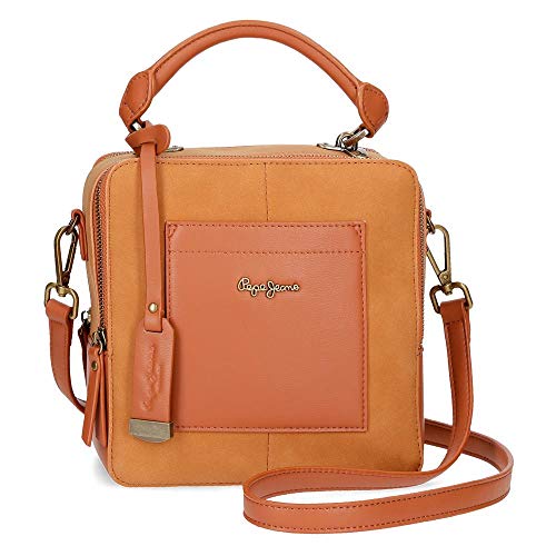 Pepe Jeans Lorain Umhängetasche Gelb 20x20x10 cms Synthetisches Leder von Pepe Jeans